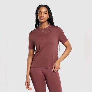 Gymshark Women's Burgundy Top